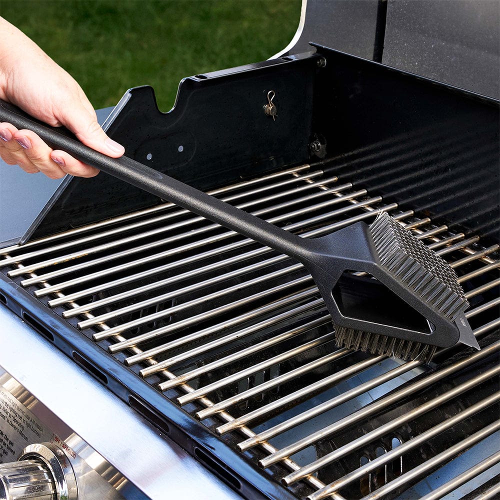 Mr. BBQ Mr. Bar-B-Q Oversized Dual Bristle Head Grill Brush