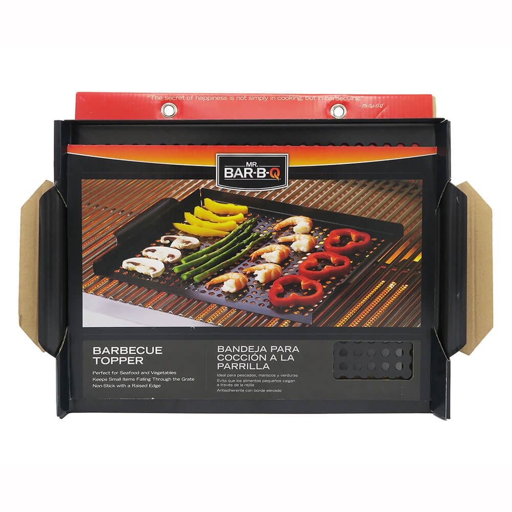 Mr. Bar-B-Q Premium Nonstick Barbecue Topper - Grill Basket