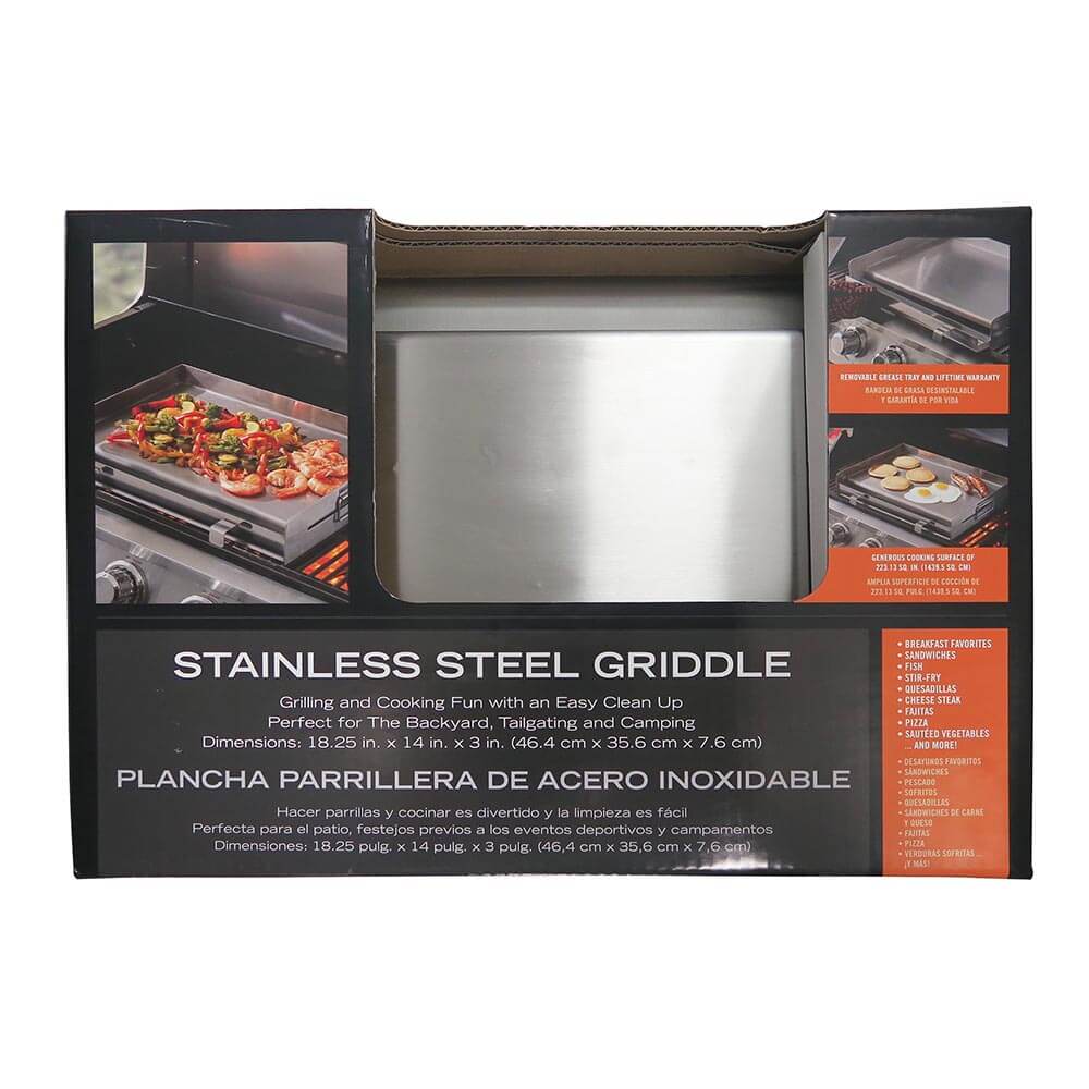 Mr. Bar-B-Q Stainless Steel Griddle - BBQ Tool
