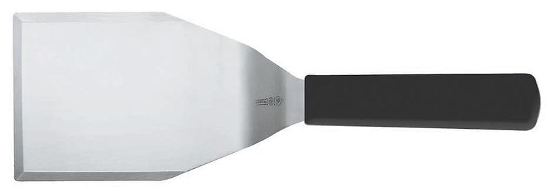 Lamson and Goodnow Mundial Stainless Steel 5" x 4" Turner with Black Handle