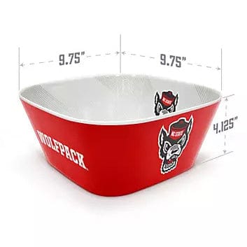 You the Fan NC State Wolfpack Large Party Bowl