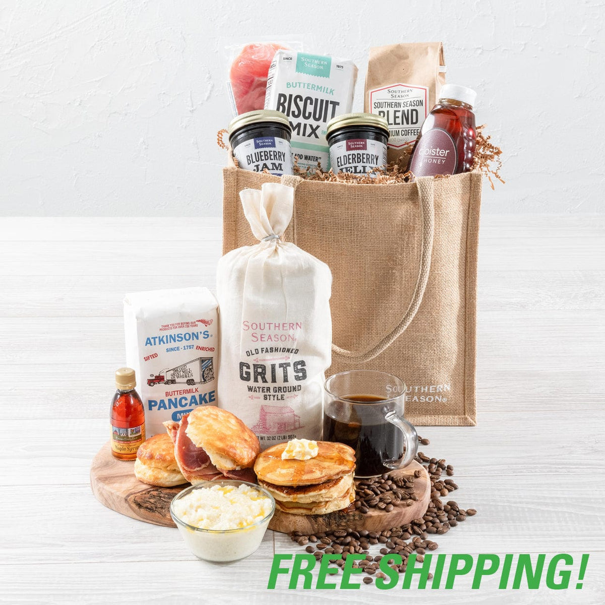 North Carolina Breakfast Tote - Gift Basket