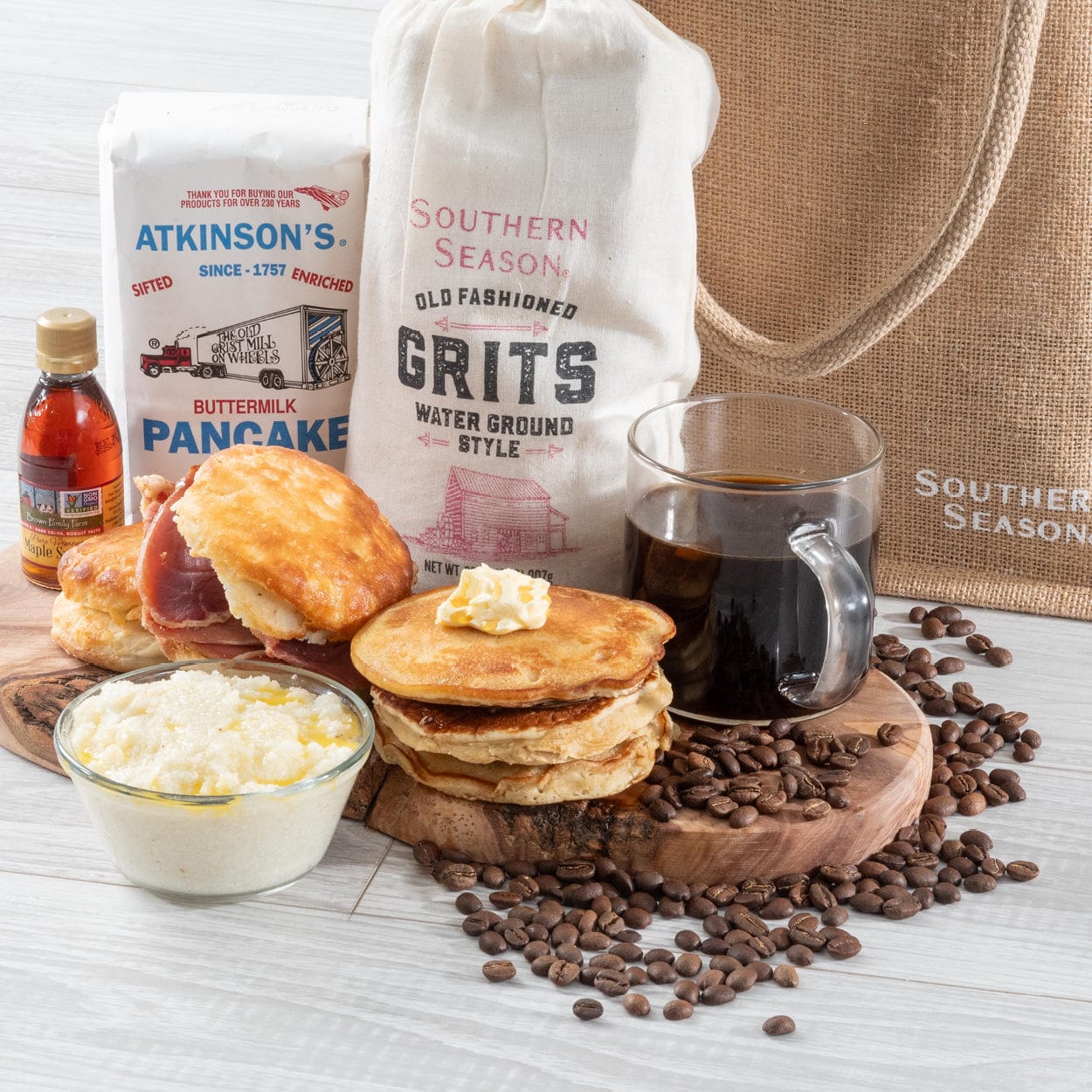 North Carolina Breakfast Tote - Gift Basket