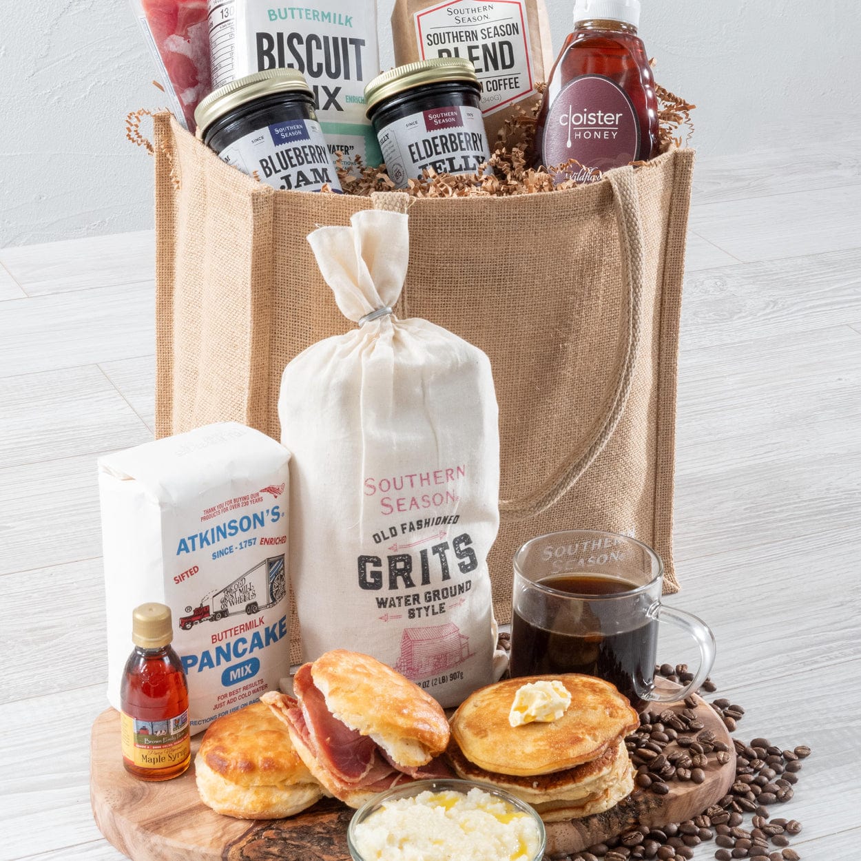 North Carolina Breakfast Tote - Gift Basket