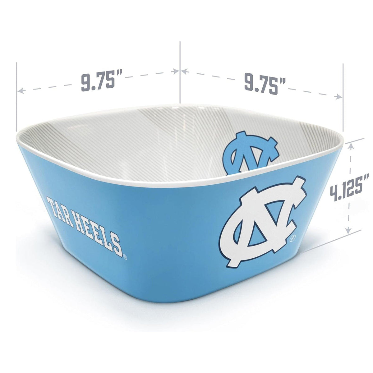You the Fan North Carolina Tar Heels Large Party Bowl