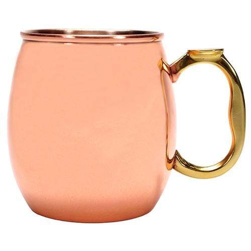 Oggi 20 oz Polished Copper Moscow Mule Mug - Barware