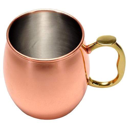 Oggi 20 oz Polished Copper Moscow Mule Mug - Barware