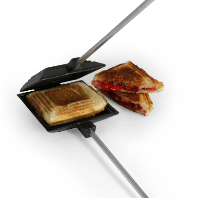 Old Mountain Square Single Sandwich Iron - BBQ Tools