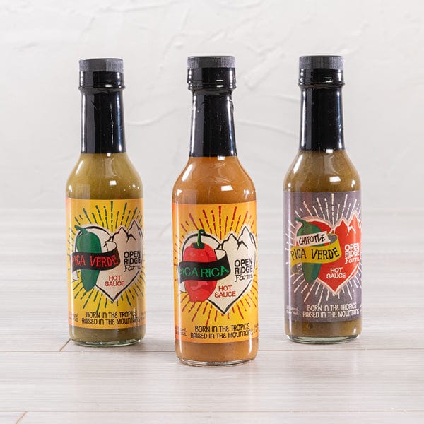 Open Ridge Farm Open Ridge NC Hot Sauce Trio