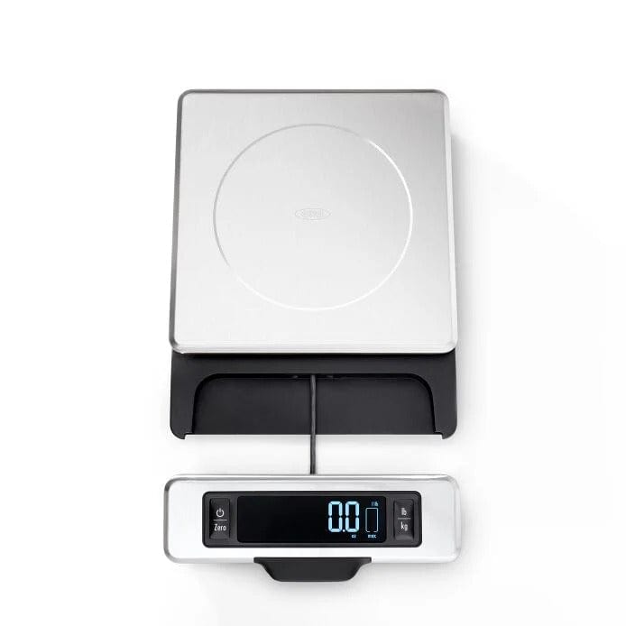 OXO 11 lb Stainless Steel Food Scale with Pull out Display - Measuring