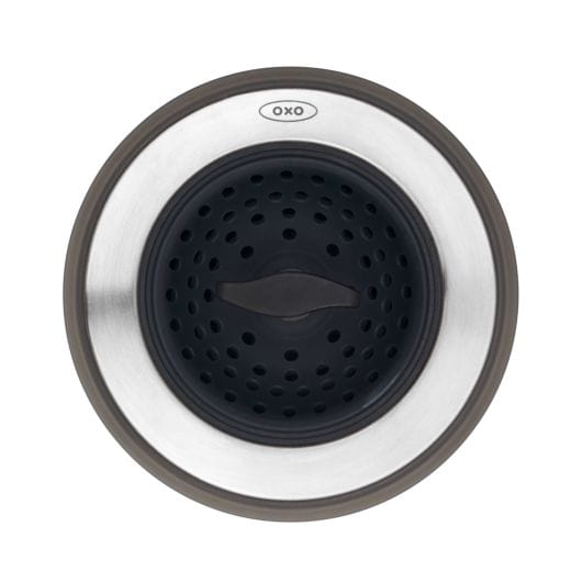 OXO 2-in-1 Silicone Sink Strainer with Stopper - Cleaning