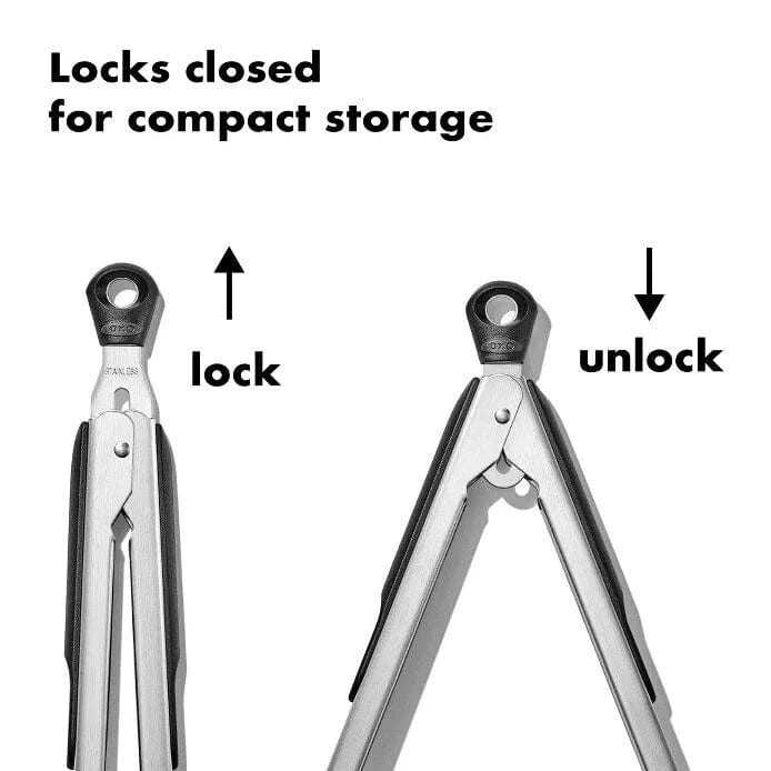 OXO OXO 2-Piece Tongs with Nylon Heads Set