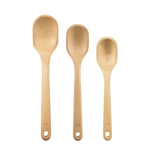OXO 3 Piece Wooden Spoon Set - Mixing Spoon