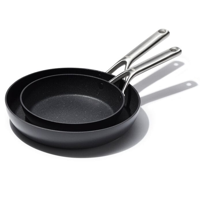 OXO Ceramic Professional Non-Stick 2-Piece Frypan Set, 8-Inch and 10-Inch - Frypans & Skillets