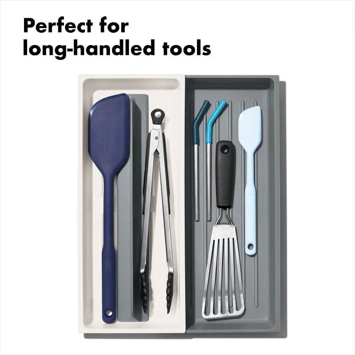 OXO Expandable Long Tool Organizer - Cabinet Organization