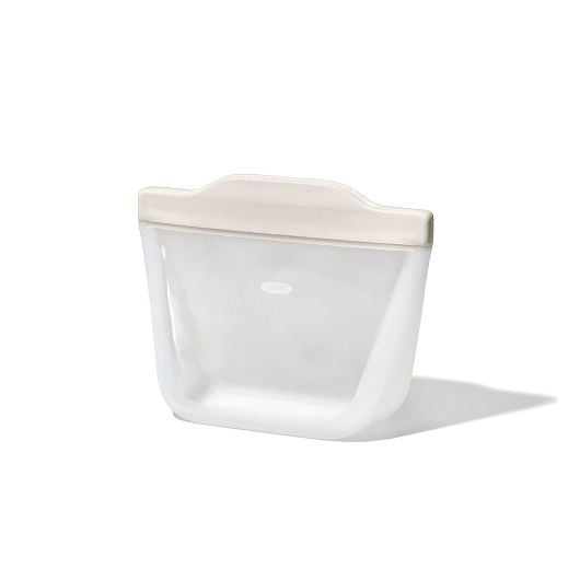 OXO Good Grips 12 oz Silicone Reusable Stand-Up Snack Bag - Plastic Storage