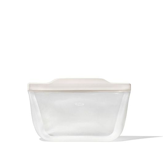 OXO Good Grips 32 oz Reusable Silicone Stand-Up Bag - Plastic Storage