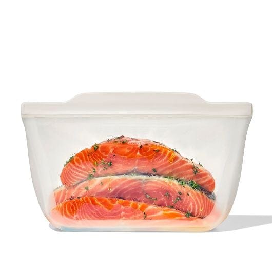 OXO Good Grips 64 oz Reusable Silicone Stand-Up Bag - Plastic Storage