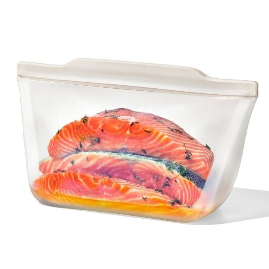OXO Good Grips 64 oz Reusable Silicone Stand-Up Bag - Plastic Storage
