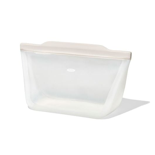 OXO Good Grips 64 oz Reusable Silicone Stand-Up Bag - Plastic Storage