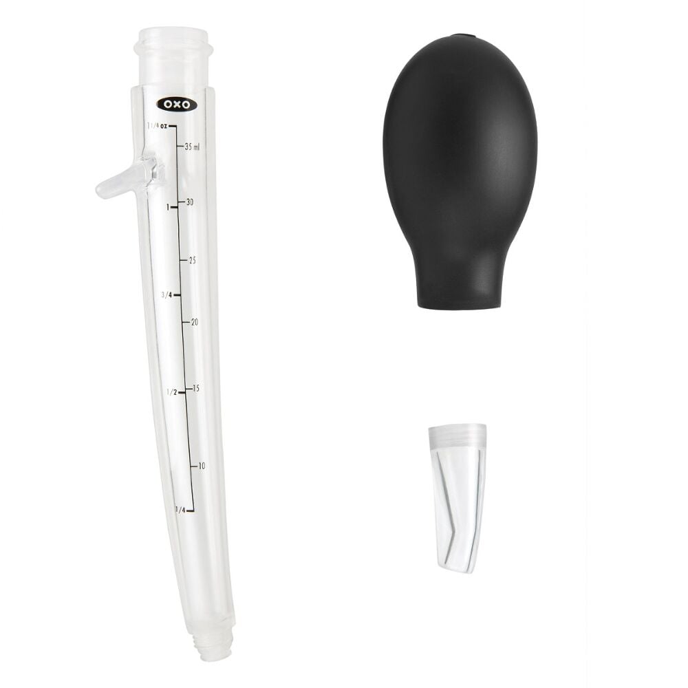 OXO Good Grips Angled Poultry Baster with Cleaning Brush - Poultry