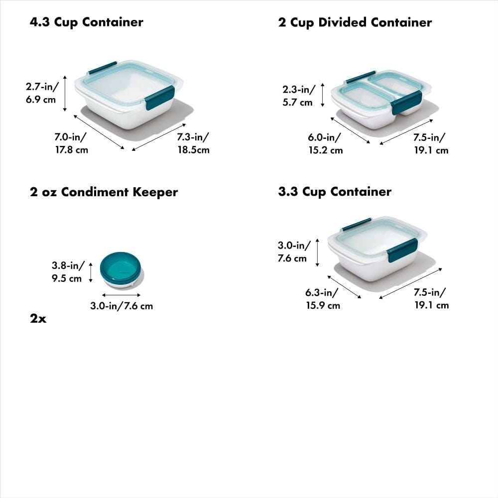 OXO OXO Good Grips Prep & Go Meal Prep Set 10 Piece