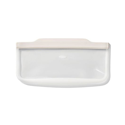 OXO Silicone 30 oz Reusable Slim Bag - Oat - Plastic Storage