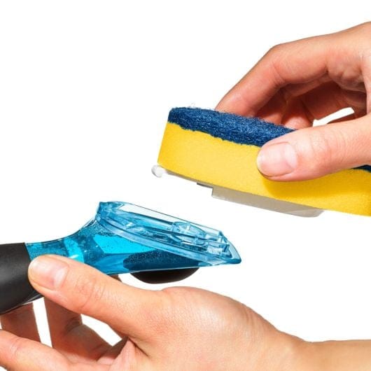 OXO Soap Dispensing Dish Scrub - Cleaning