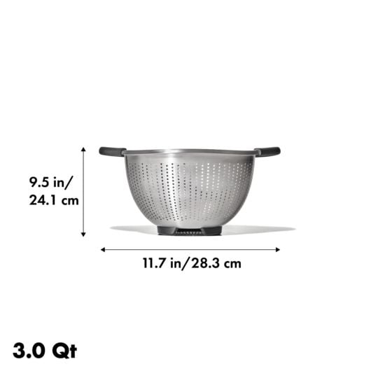 OXO Stainless Steel 3 qt. Colander - Strainer