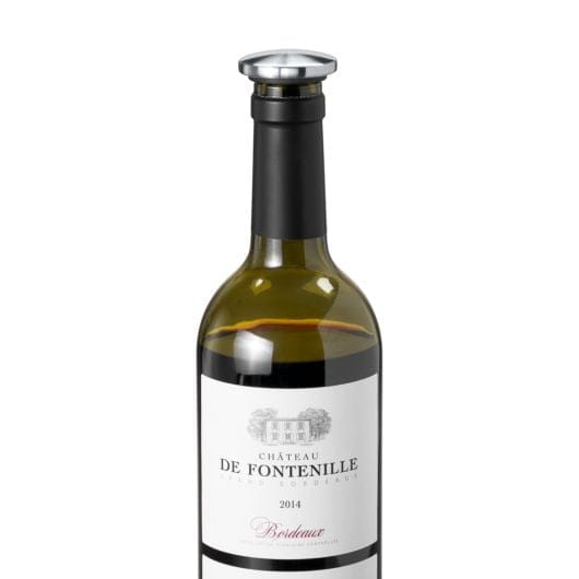 OXO Steel 2-Piece Spillproof Wine Stopper - Wine Accessories
