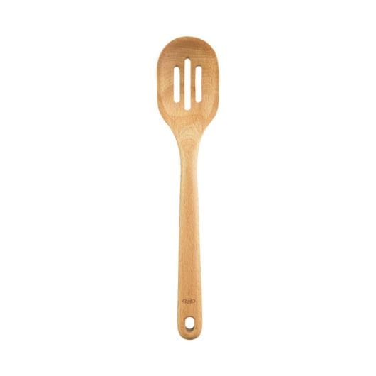 OXO Wooden Slotted Spoon - Mixing Spoon