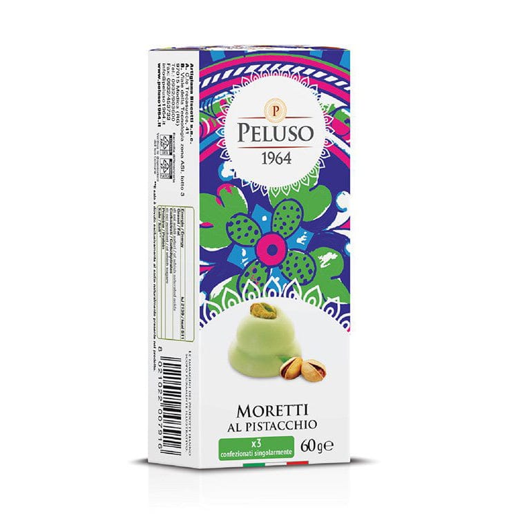 Italian Brands Peluso 1964 Pistachio Moretti Cookies 2 oz