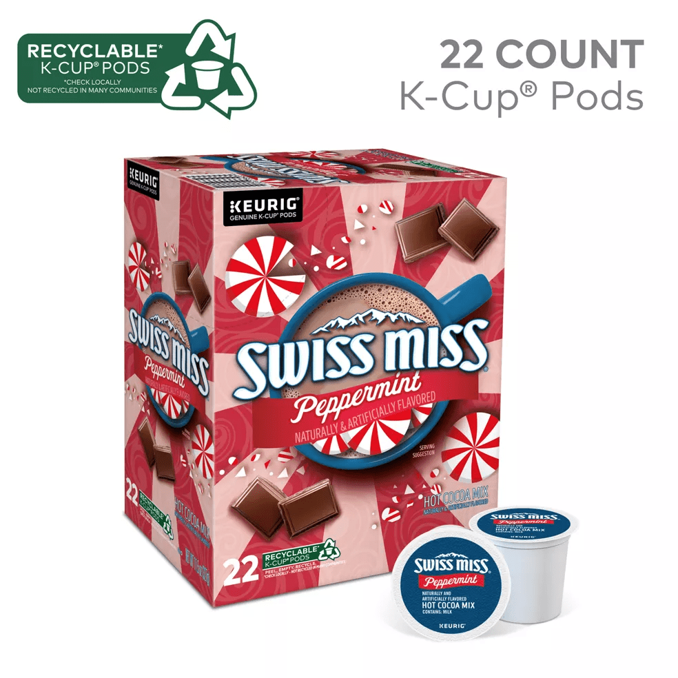 Keurig Peppermint Hot Cocoa K-Cups 22 Ct Box