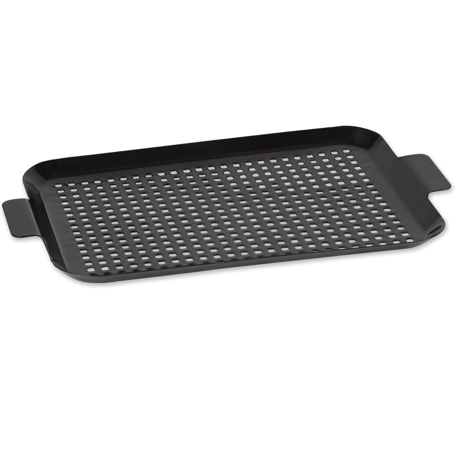 RSVP Porcelain Coated Steel BBQ Grill Tray/Pan