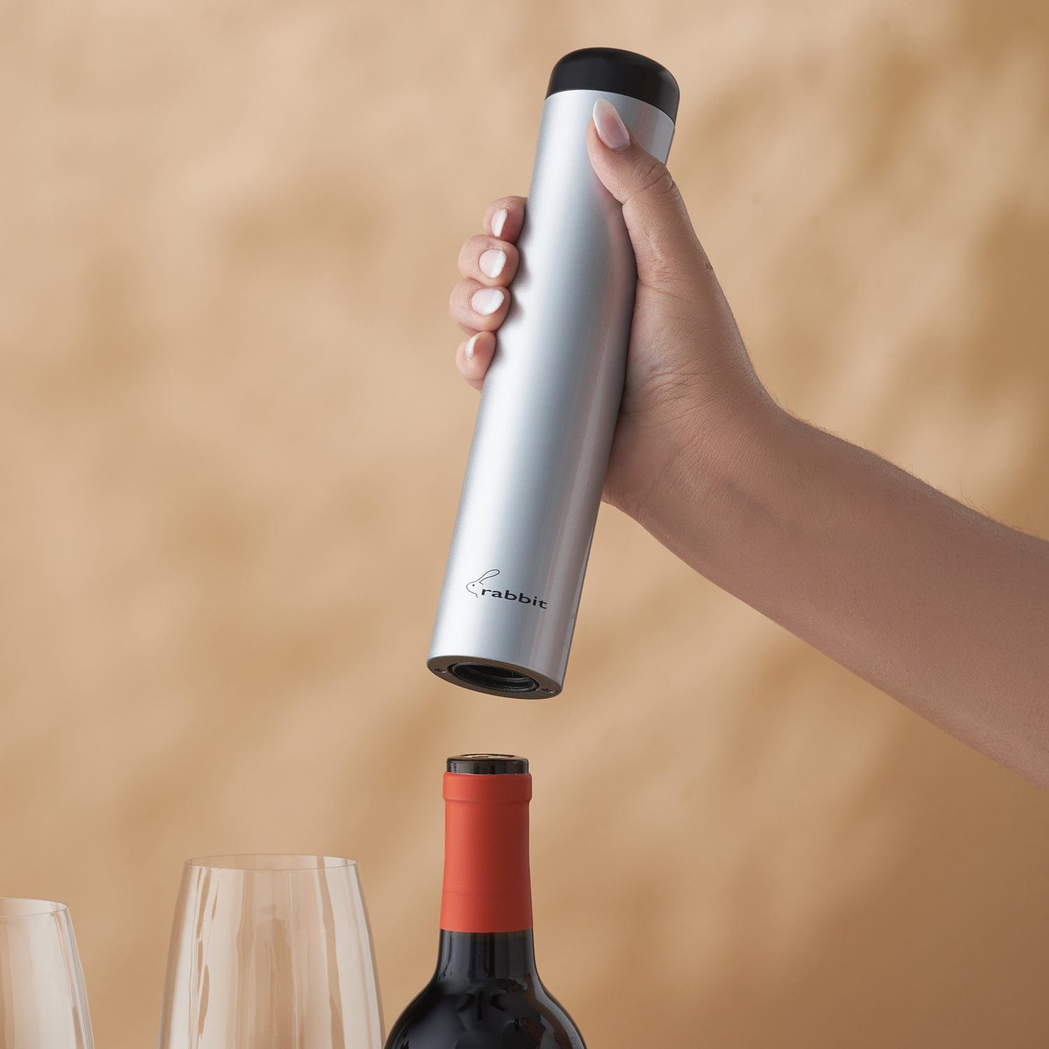 Rabbit Automatic Electric Corkscrew - Silver - Corkscrew