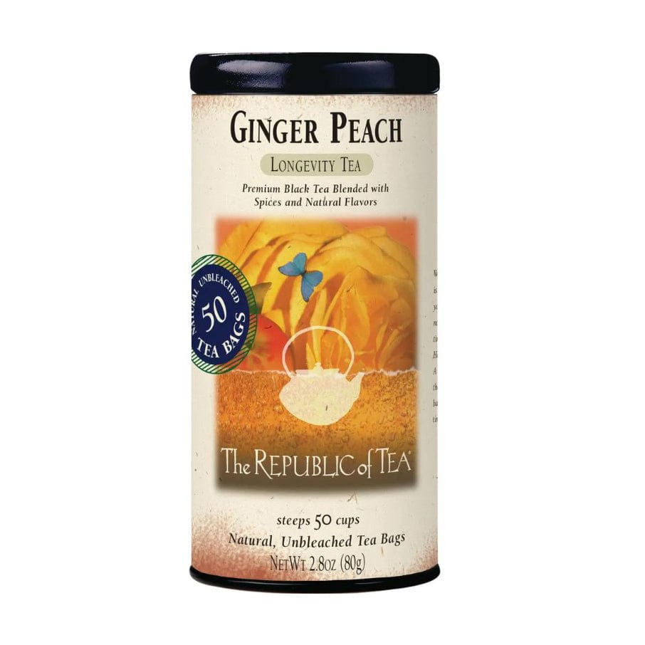 Republic of Tea Ginger Peach Black Tea - Tea