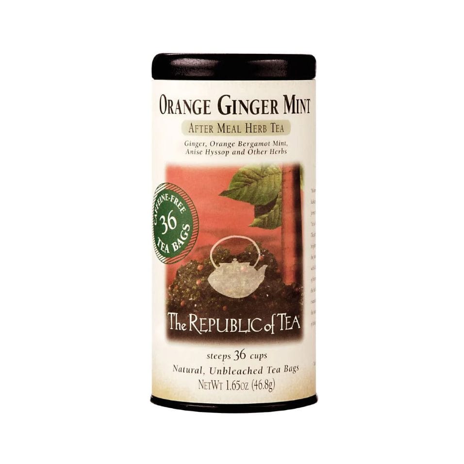 Republic of Tea Orange Ginger Mint Herbal Tea Bags - Tea
