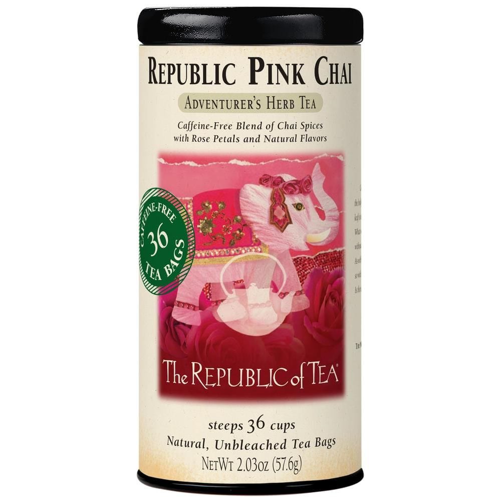 Republic of Tea Pink Chai Herbal Tea - Tea