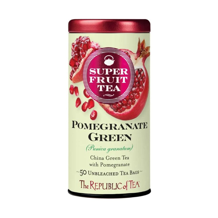 Republic of Tea Pomegranate Green SuperFruit Tea Bags - Tea