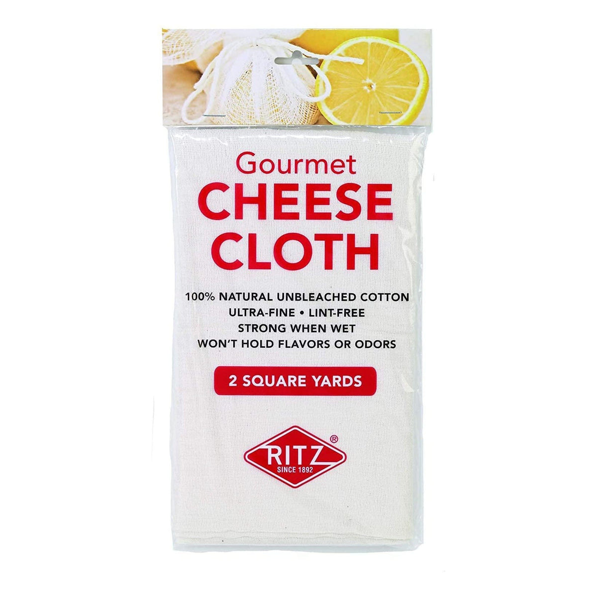 Ritz Gourmet Unbleached Cheese Cloth - Canning Accessories