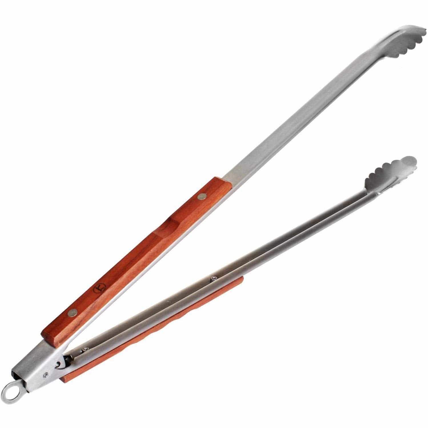 Rosewood Extra Long Locking Tongs - BBQ Tool