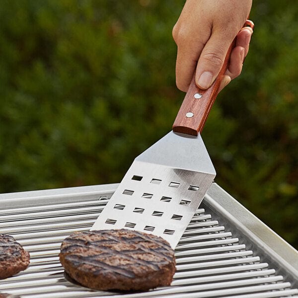 Southern Season Rosewood Stainless Steel Flex Griddle Spatula