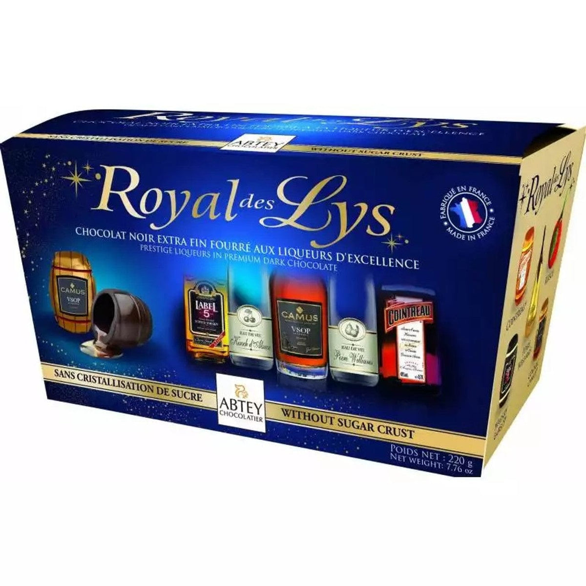 Abtey Royal Des Lys 17 Piece Chocolate Liqueur Assortment
