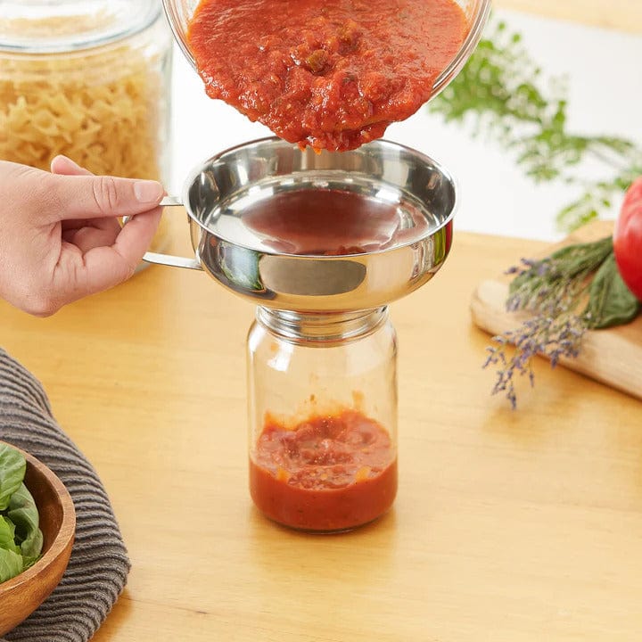 RSVP Endurance® Wide Mouth Stainless Steel Canning Funnel - Canning Accessories