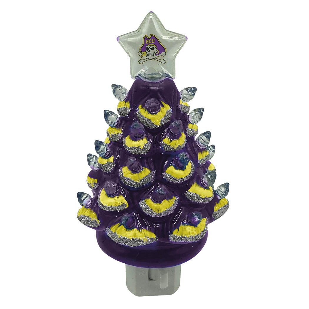 Santa's Workshop ECU Xmas Tree Nite Lite - Collegiate Decoration