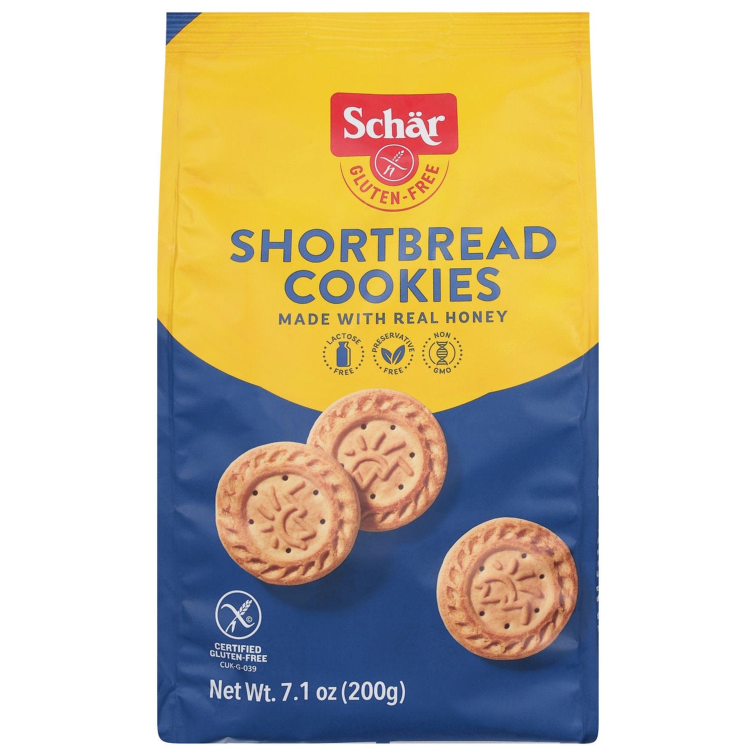 Schar Schar Gluten Free Shortbread Cookies 7.1 oz