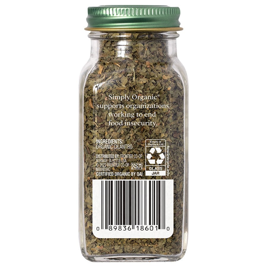 Frontier Co-Op Simply Organic Cilantro .78 oz