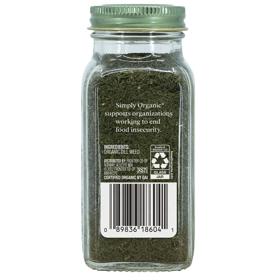 Frontier Co-Op Simply Organic Dill Weed .81 oz