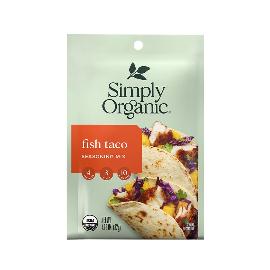 Simply Organic Fish Taco Seasoning Mix 1.13 oz - Spices