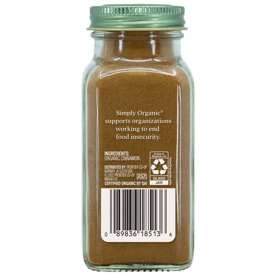 Simply Organic Ground Cinnamon 2.45 oz - Spices